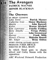TV Times listing for The Charmers.