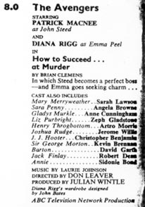 TV Times listing for How To Succeed...  At Murder.