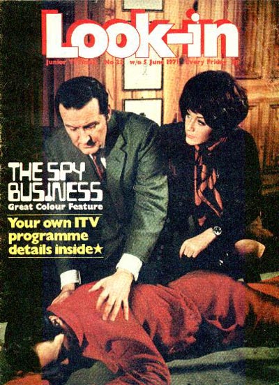 Cover of Look-In June 71.  Macnee and Thorson.