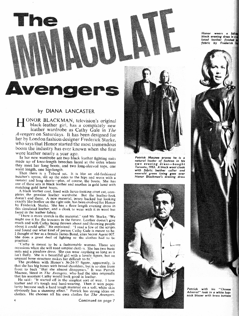 The Avengers - TV Times - November 1 1963, page 4
