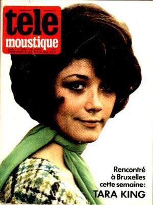 Linda Thorson on the cover of Telemustique from Belgium.  Exact date unknown.