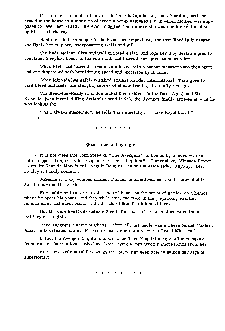 The Avengers - Requiem - Press Release page two