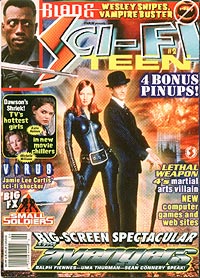 Cover of Sci-Fi Teen with the movie Avengers.