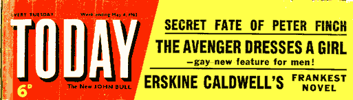 Today magazine - The Avenger dresses a girl - Gay new feature for men!